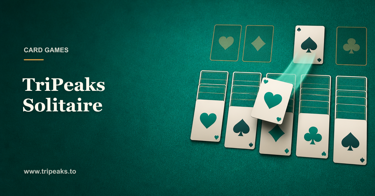 TriPeaks Solitaire: Play Free Online — No App, No Energy Timers